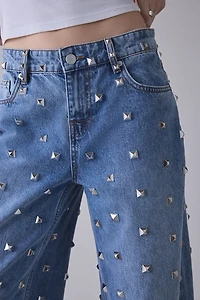 The Ragged Priest Clutter Studded Baggy Jean