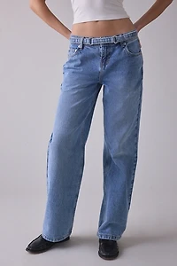 The Ragged Priest Chore Tie-Waist Loose Jean