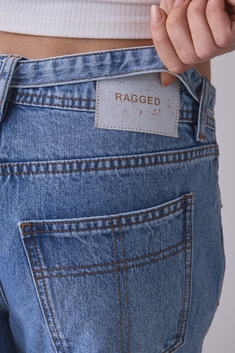 The Ragged Priest Chore Tie-Waist Loose Jean