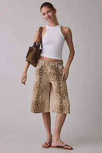 The Ragged Priest Doe Print Baggy Jorts