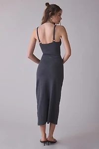 The Ragged Priest Barrel Wrap-Front Buckle Midi Dress
