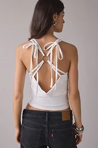 The Ragged Priest Char O-Ring Strappy Cami Top