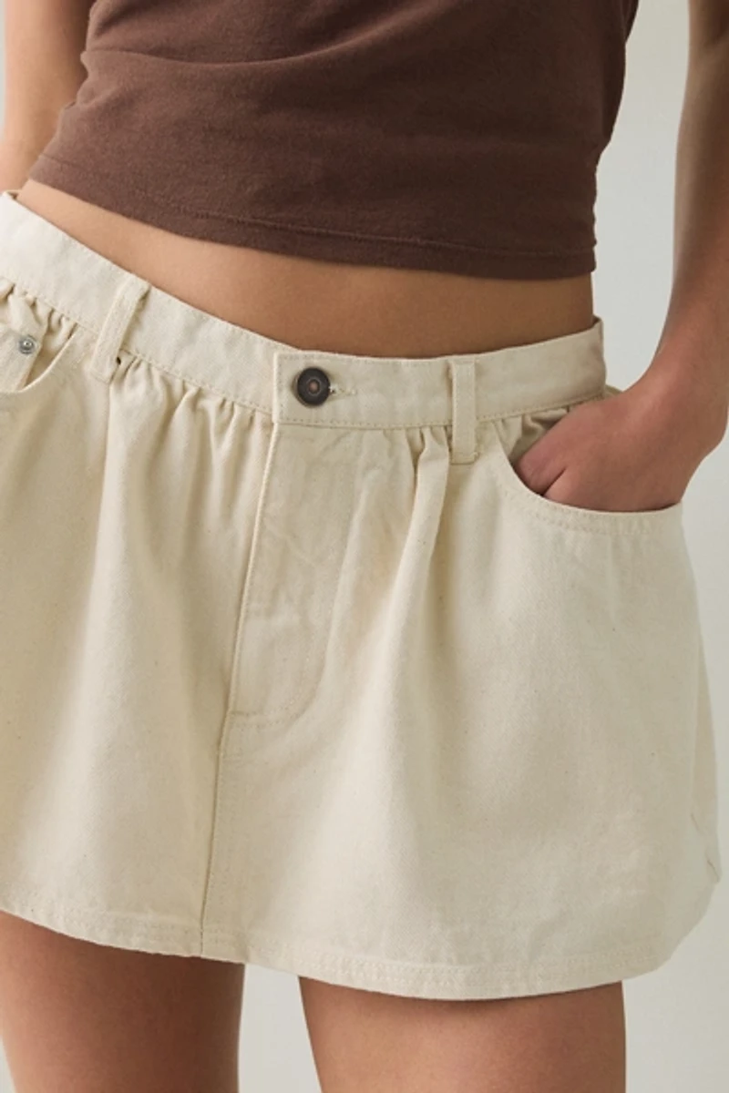 Steve Madden Darella Denim Mini Skort