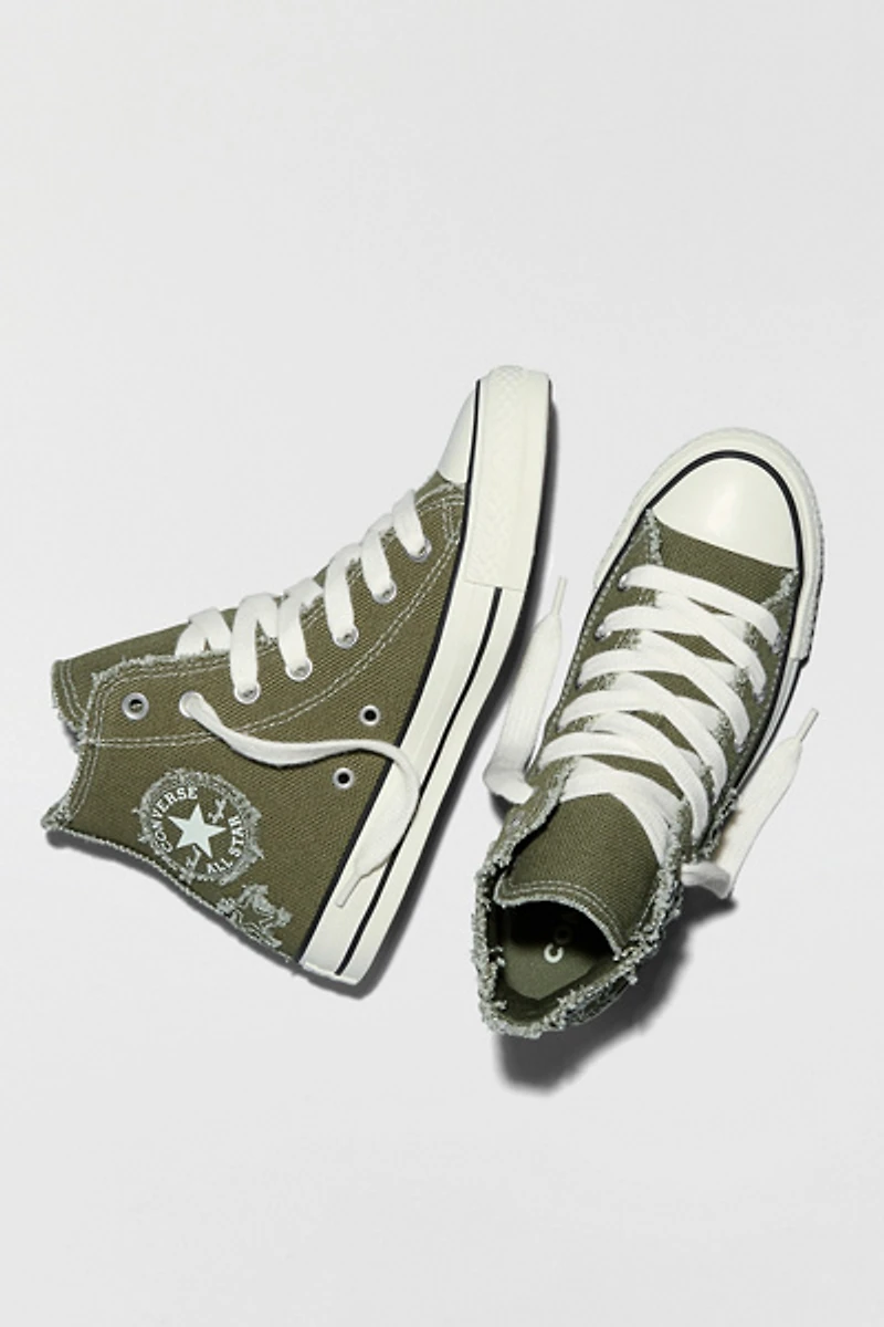 Converse Women's Chuck Taylor All Star Distressed Stars High-Top Sneakers