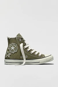 Converse Women's Chuck Taylor All Star Distressed Stars High-Top Sneakers