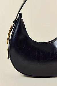 UO Ella Buckled Crescent Shoulder Bag