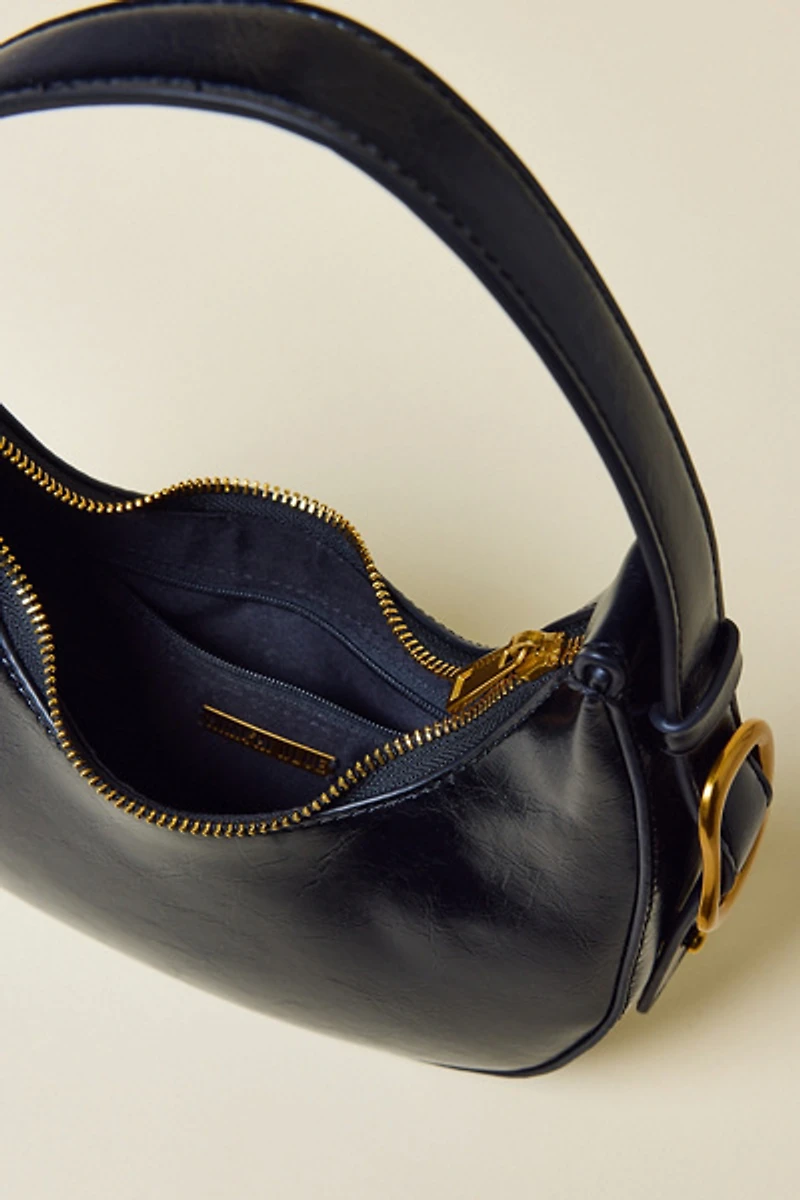 UO Ella Buckled Crescent Shoulder Bag