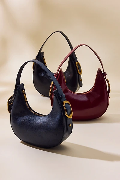 UO Ella Buckled Crescent Shoulder Bag