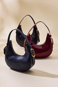 UO Ella Buckled Crescent Shoulder Bag