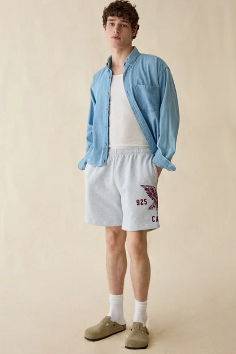 925 Originals Eagle Graphic Sweat Shorts