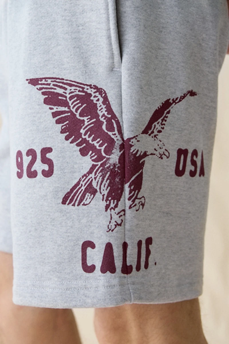 925 Originals Eagle Graphic Sweat Shorts