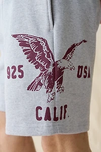 925 Originals Eagle Graphic Sweat Shorts