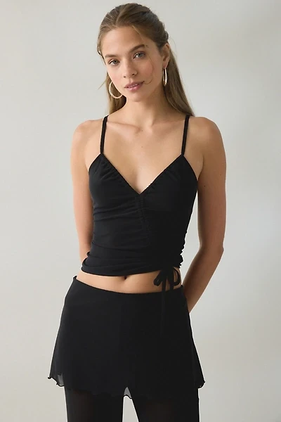 Steve Madden Jude Asymmetric Ruched Jersey Knit Cami