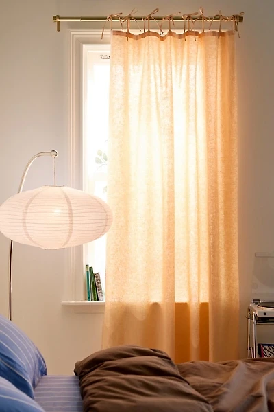 Classic Linen-Blend Window Panel