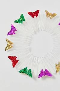 Vintage By UO Butterfly Stretch Comb Headband