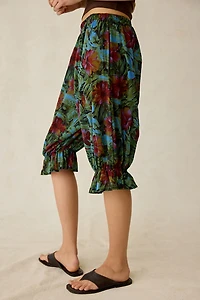ReMADE By UO Floral Cropped Bloomers