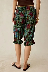 ReMADE By UO Floral Cropped Bloomers