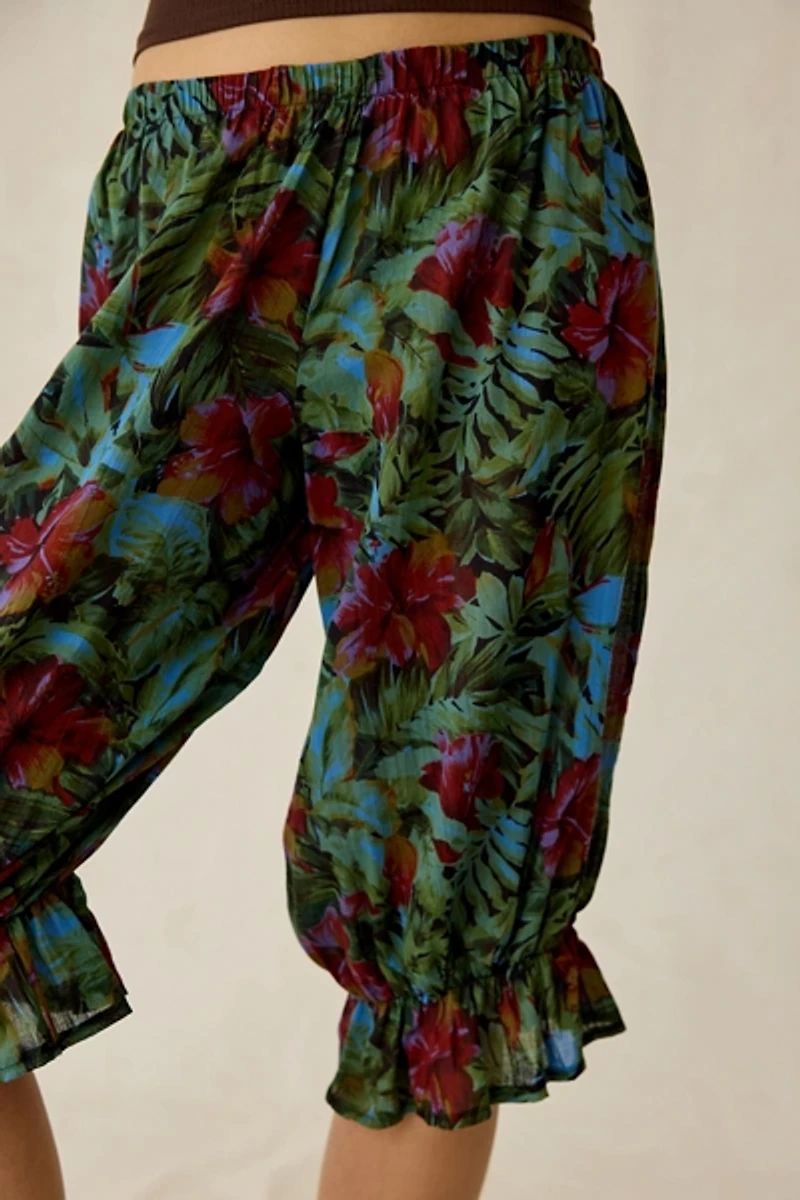 ReMADE By UO Floral Cropped Bloomers