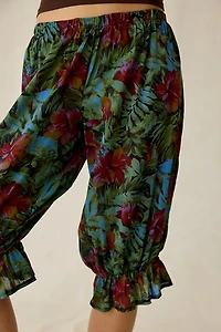 ReMADE By UO Floral Cropped Bloomers
