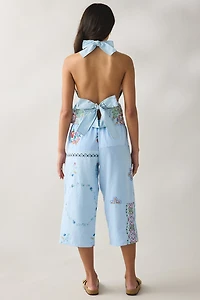 ReMADE By UO Remnants Patchwork Hand Embroidered 2-Piece Set