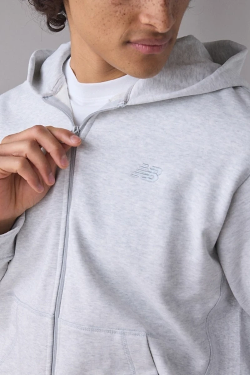 New Balance French Terry Full Zip Hoodie Sweatshirt