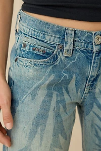 BDG Kayla Laser Print Low-Rise Jeans