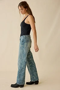 BDG Kayla Laser Print Low-Rise Jeans