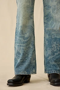 BDG Kayla Laser Print Low-Rise Jeans