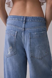 BDG Jaya Seashell Embroidered Baggy Boyfriend Jeans