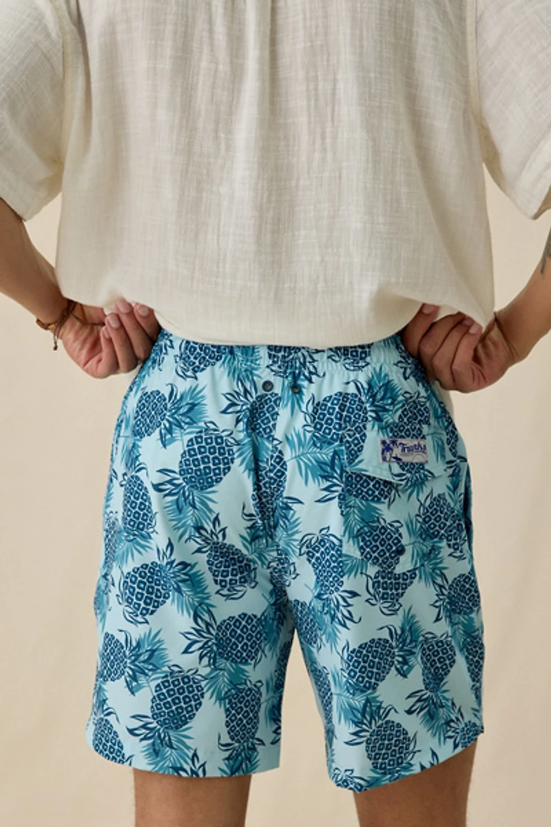 Sano Pineapple Pattern 6.5” Swim Trunks