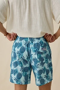 Sano Pineapple Pattern 6.5” Swim Trunks