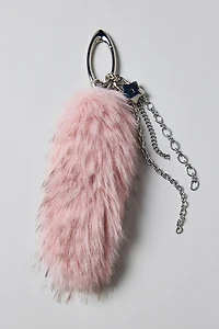 Fluffy Faux Tail Keychain