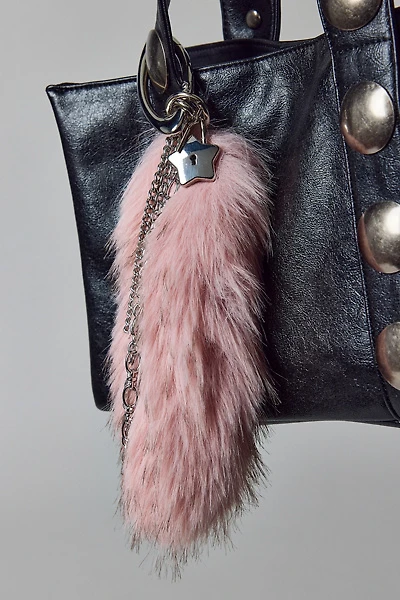 Fluffy Faux Tail Keychain
