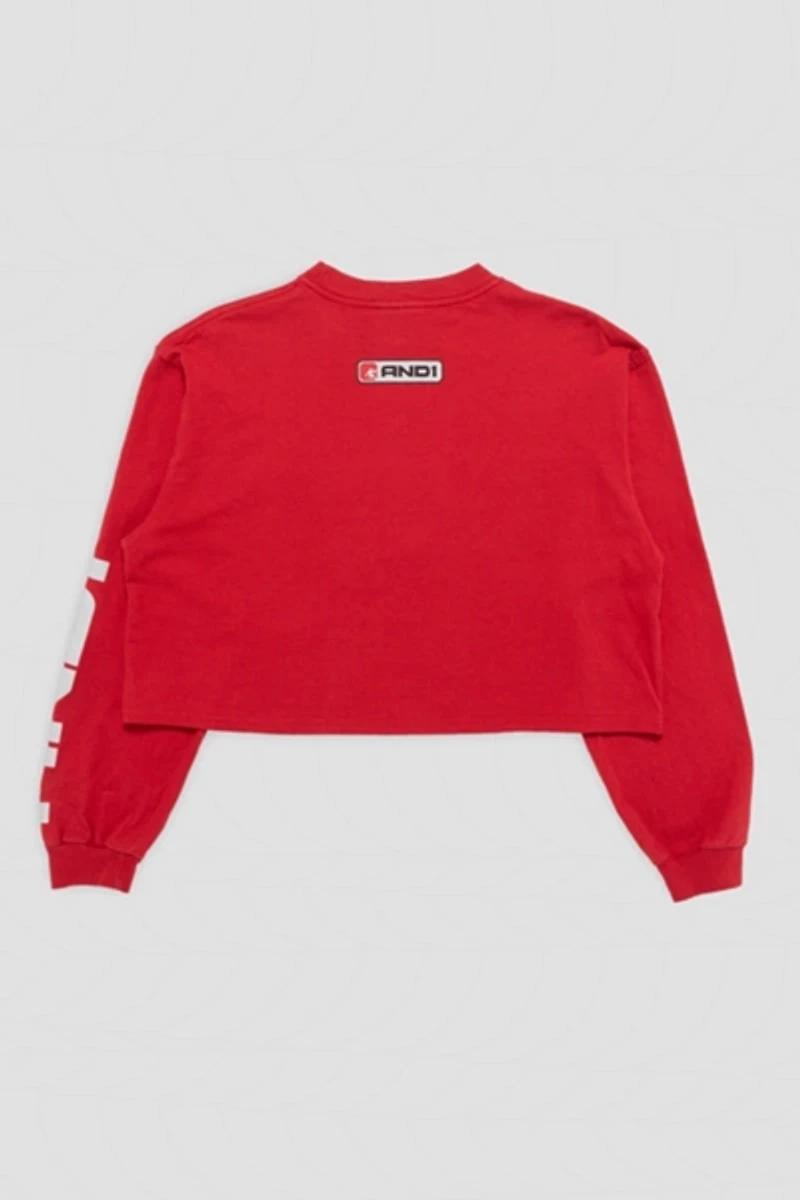 Frankie Collective Rework AND1 Crop Sweatshirt