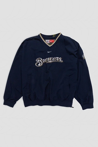 Vintage Milwaukee Brewers Baseball Windbreaker Jacket