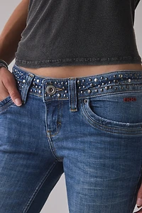 BDG Miko Studded Low-Rise Flare Jeans