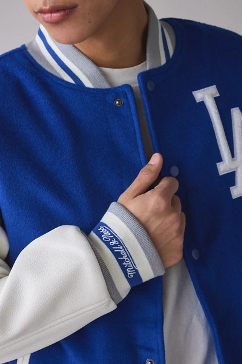 Mitchell & Ness MLB Los Angeles Dodgers Day Off Varsity Jacket