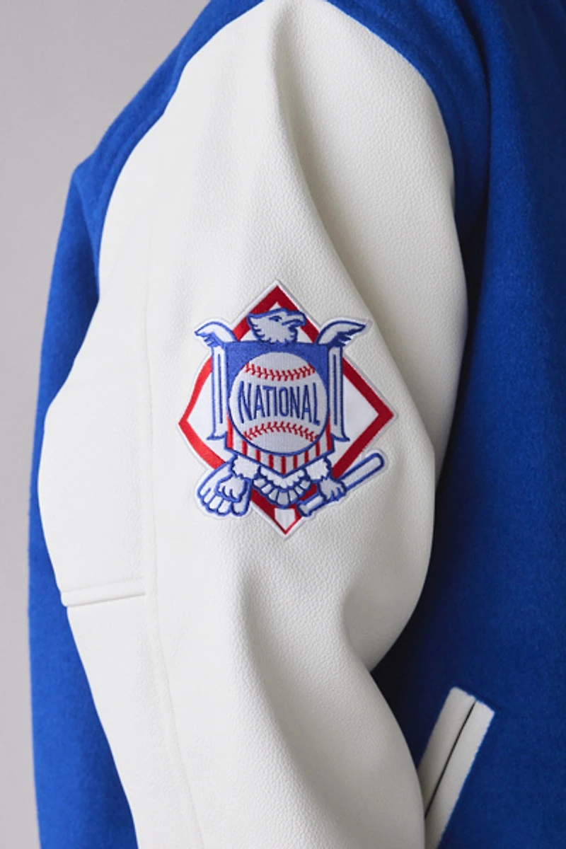 Mitchell & Ness MLB Los Angeles Dodgers Day Off Varsity Jacket