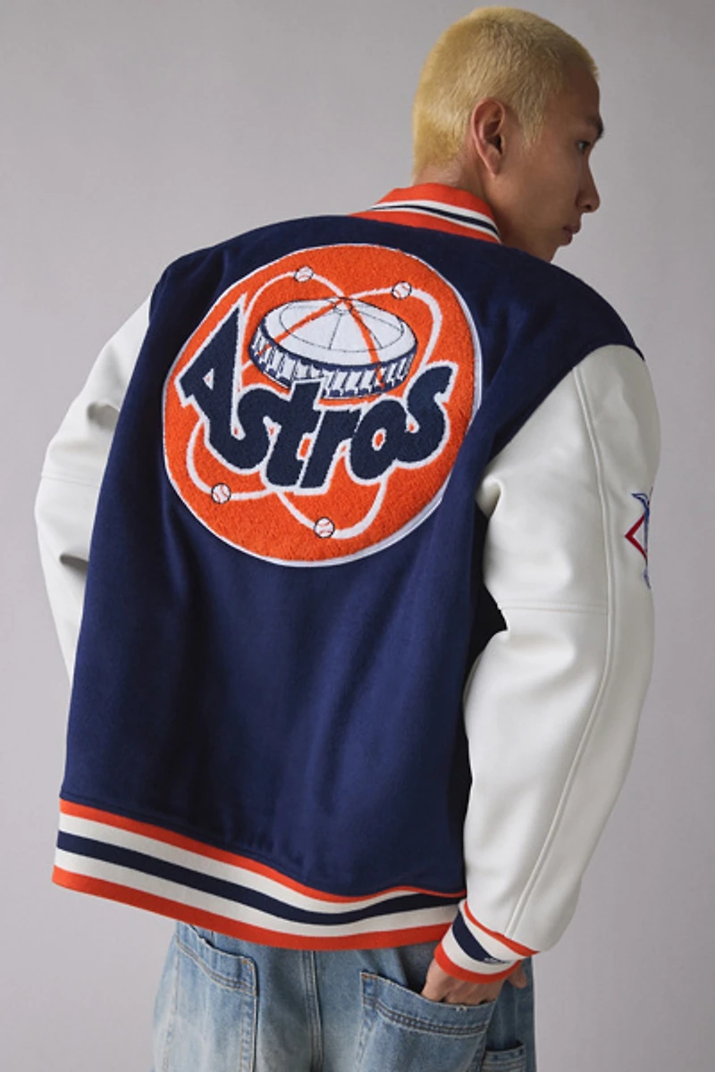 Mitchell & Ness MLB Houston Astros Day Off Varsity Jacket