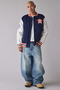 Mitchell & Ness MLB Houston Astros Day Off Varsity Jacket