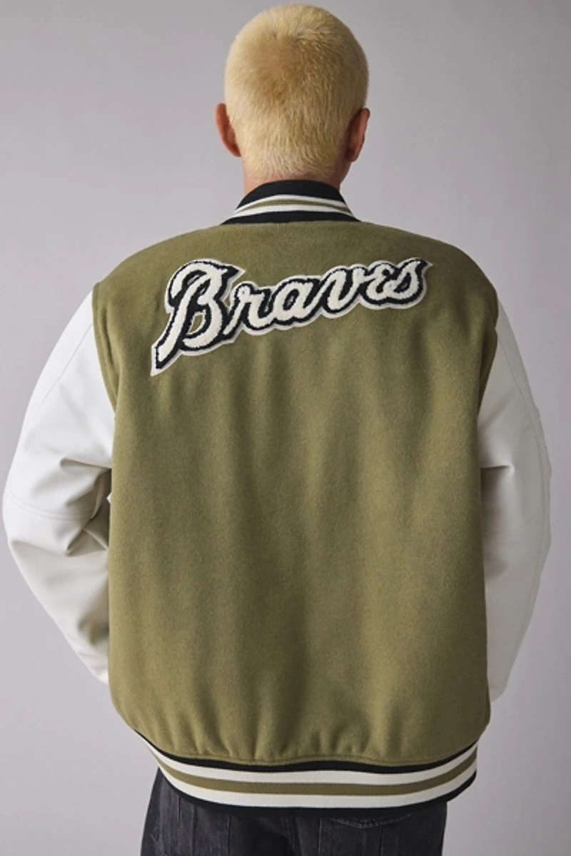Mitchell & Ness MLB Atlanta Braves Day Off Varsity Jacket
