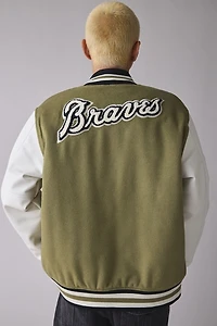 Mitchell & Ness MLB Atlanta Braves Day Off Varsity Jacket