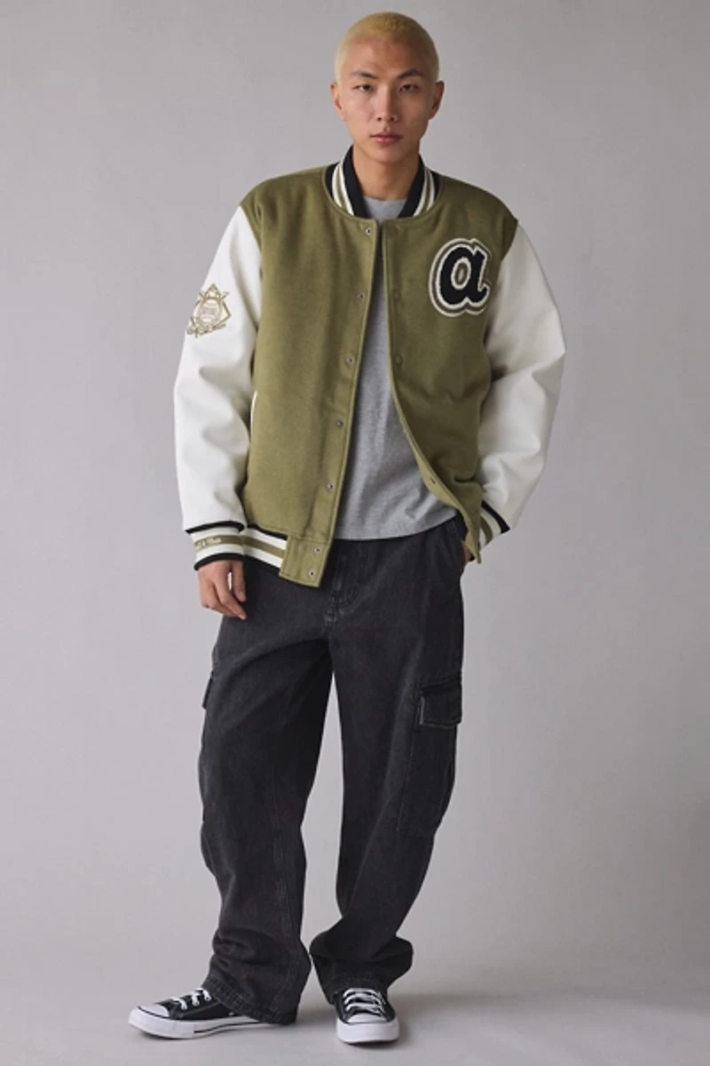 Mitchell & Ness MLB Atlanta Braves Day Off Varsity Jacket