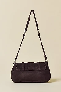 Silence + Noise Jade Suede Rivet Bag
