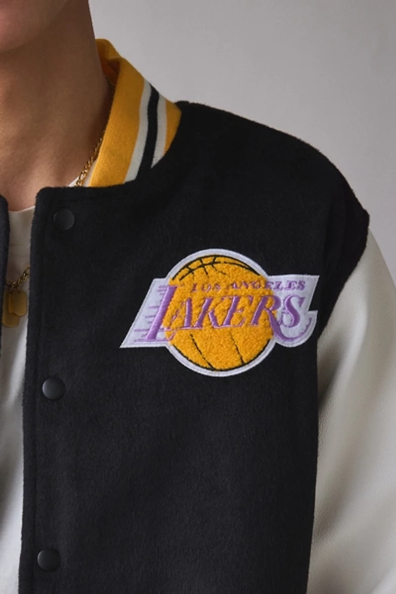 Mitchell & Ness NBA Los Angeles Lakers Day Off Varsity Jacket