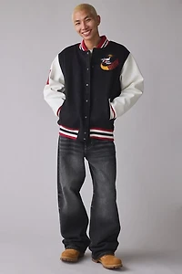 Mitchell & Ness NBA Houston Rockets Day Off Varsity Jacket