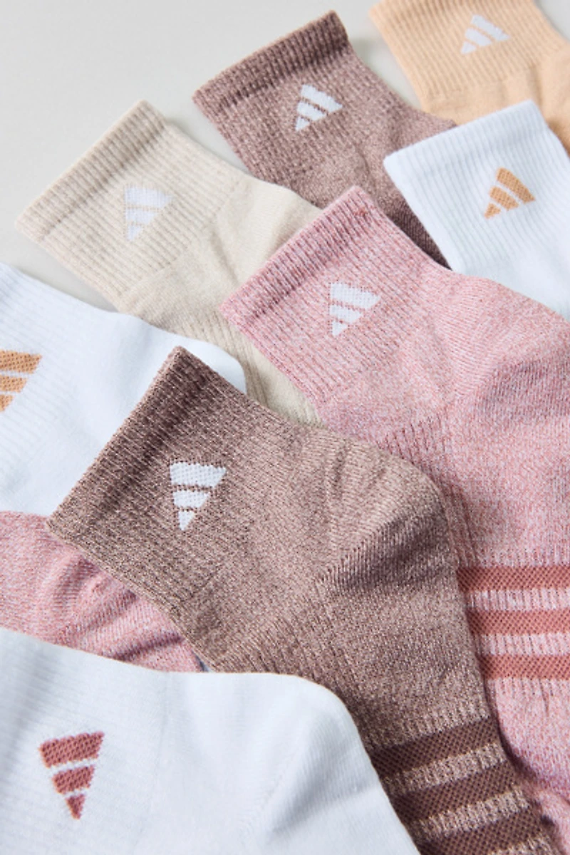 adidas Superlite 3.0 Quarter Crew Socks 6-pack