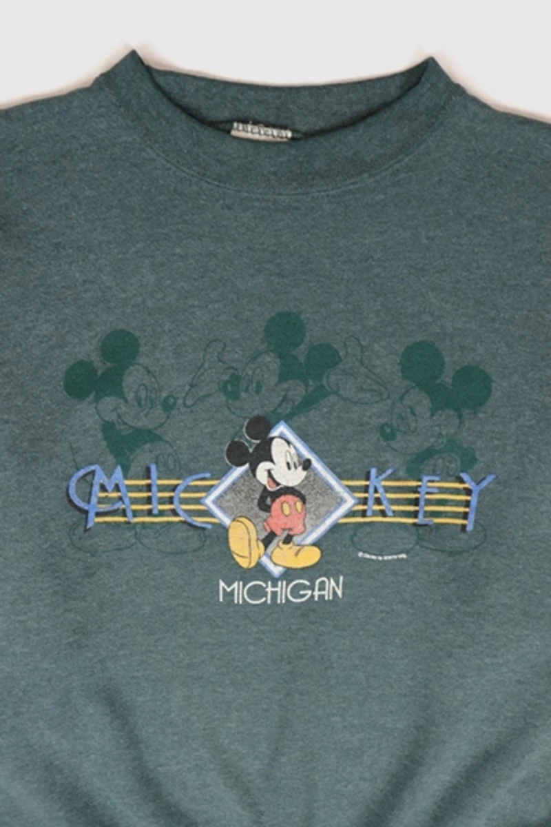 Vintage Mickey Mouse Michigan Crewneck Sweatshirt