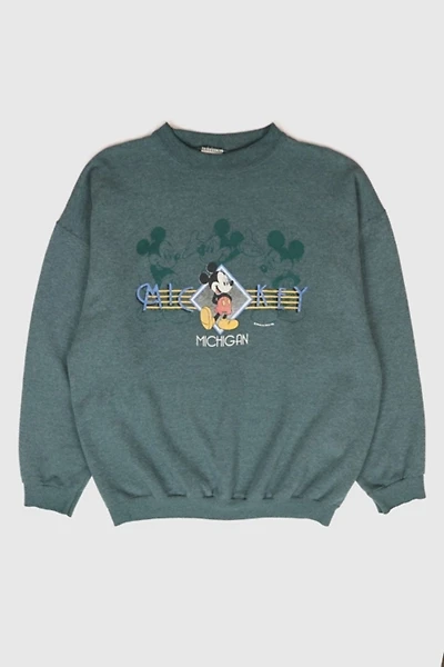 Vintage Mickey Mouse Michigan Crewneck Sweatshirt