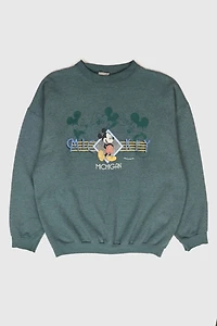 Vintage Mickey Mouse Michigan Crewneck Sweatshirt